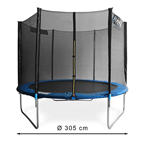 Kinetic Sports Ultimate Pro Trampolin 305 Kinetic Sports Outdoor Gartentrampolin Komplettset Ø 305 - garten