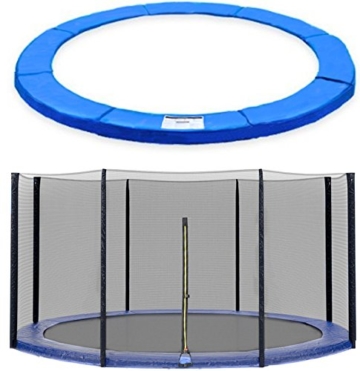 Sicherheitsnetz Ersatznetz Trampolinnetz für Trampolin 300 bis 305cm, 8 Stangen-(ohne Stangen) - 